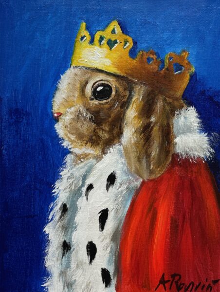 King - a painting by Adam Rawicz