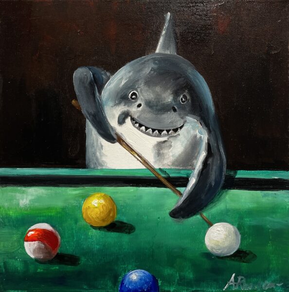 Shark - a painting by Adam Rawicz