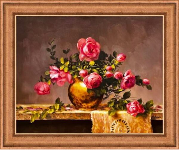 Flowers. A painting by Ryszard Michalski