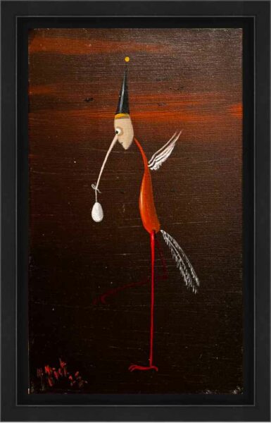 Egg - a painting by Jarosław Kiełczyński