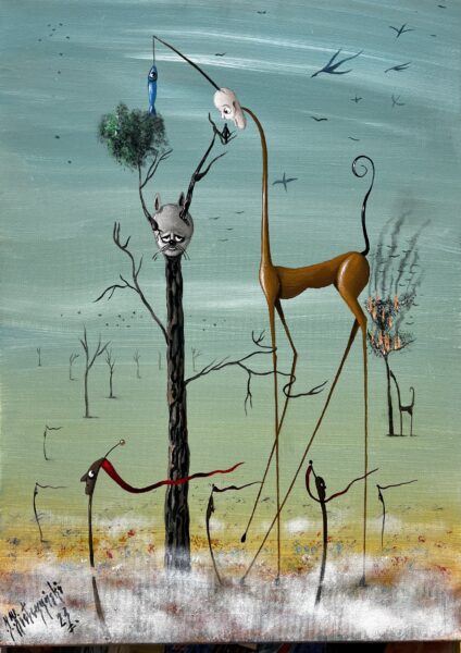 Painting - a painting by Jarosław Kiełczyński