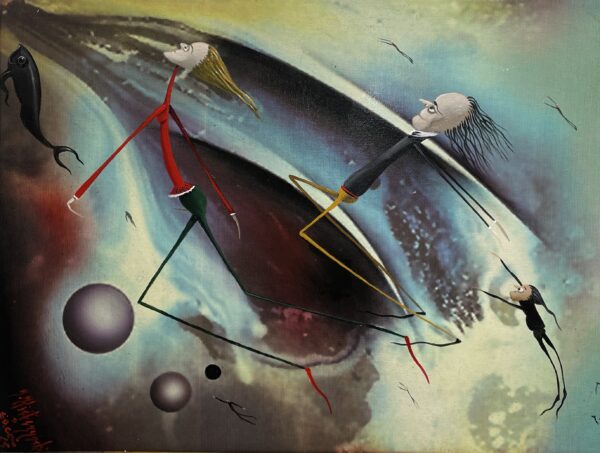 Trip - a painting by Jarosław Kiełczyński