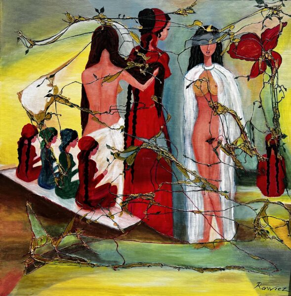 Kobiety - a painting by Elżbieta Rawicz