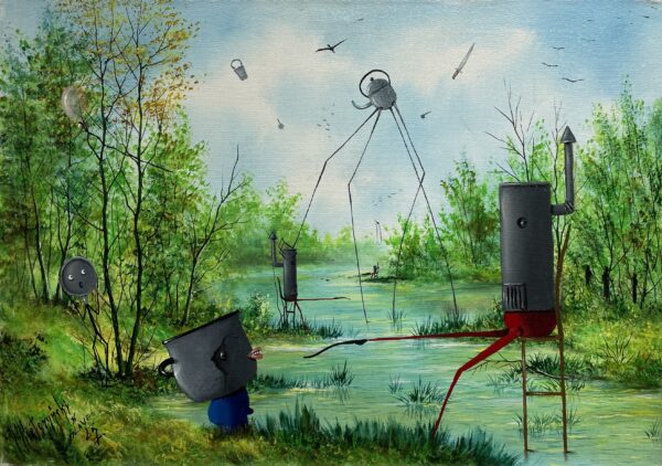 Invasion - a painting by Jarosław Kiełczyński