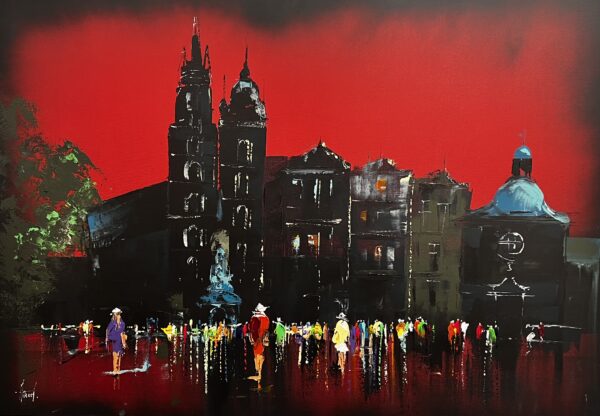 Krakow - a painting by Alfred Anioł