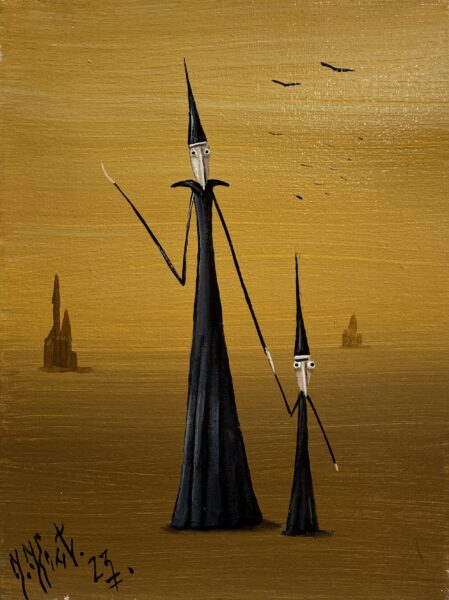 Magician - a painting by Jarosław Kiełczyński