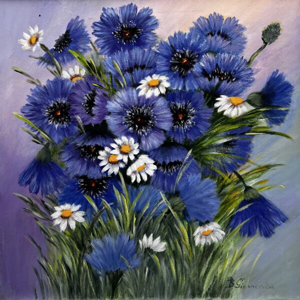 Flowers - a painting by Barbara Siewierska