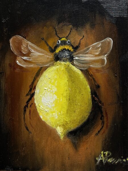 Lemon - a painting by Adam Rawicz