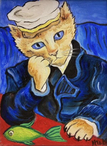 Van kot - a painting by Przemiła Kościelna