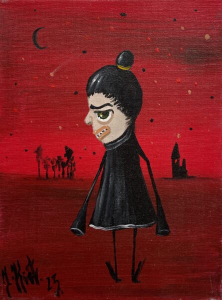 Smile - a painting by Jarosław Kiełczyński