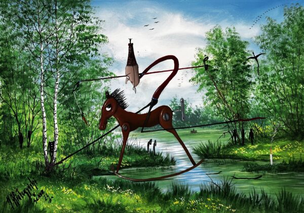 Long Dick - a painting by Jarosław Kiełczyński