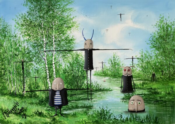 Hern Piepka - a painting by Jarosław Kiełczyński