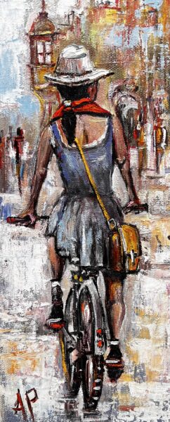 Bike - a painting by Artur Partycki