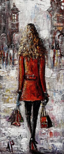 Blonde - a painting by Artur Partycki