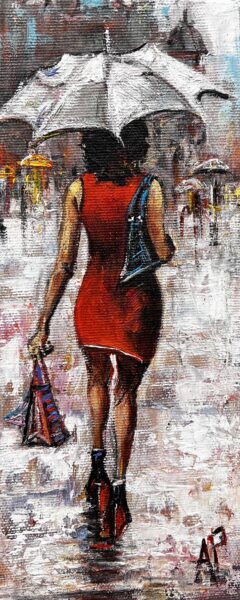 Umbrella - a painting by Artur Partycki