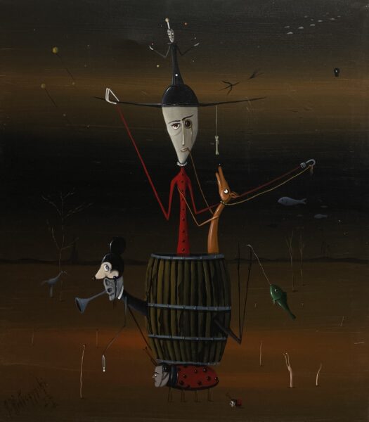 Trip - a painting by Jarosław Kiełczyński