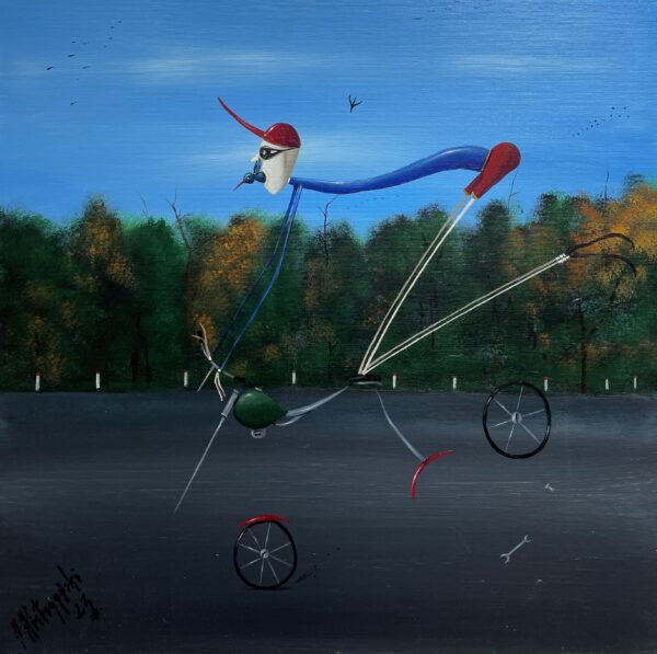 Ride - a painting by Jarosław Kiełczyński