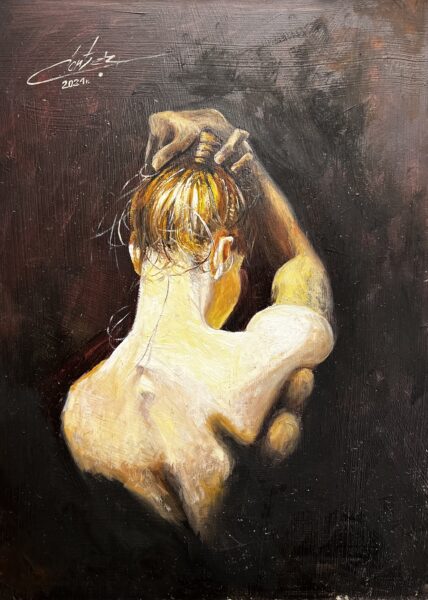 Nude - a painting by Zbigniew Cortez Zając