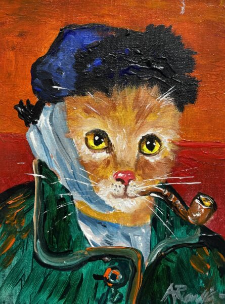 Van Gogh’s Cat - a painting by Adam Rawicz