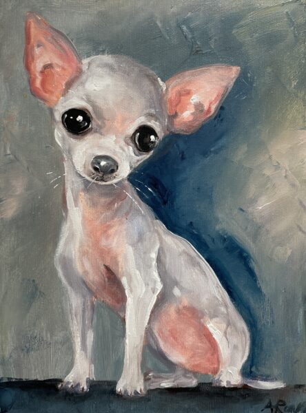 Dog - a painting by Adam Rawicz