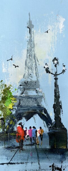 Paris - a painting by Alfred Anioł
