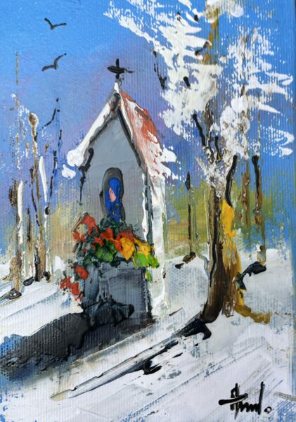 Chapel - a painting by Alfred Anioł