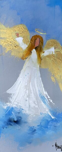 Angel - a painting by Alfred Anioł