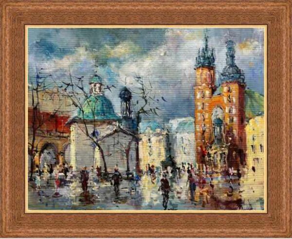 Kraków - a painting by Włodzimierz Skuza