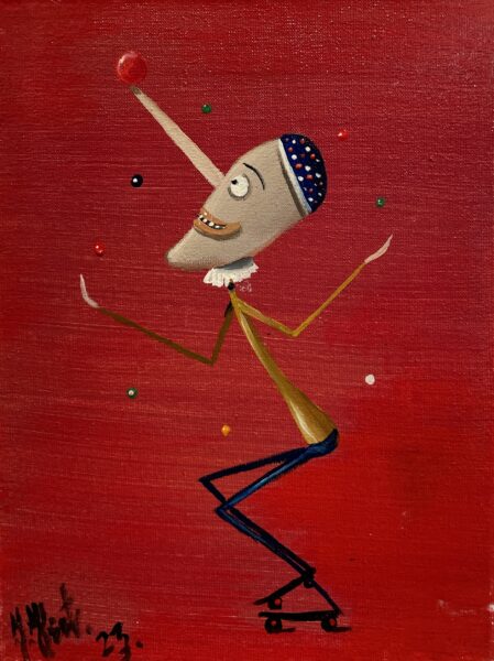 Skate - a painting by Jarosław Kiełczyński