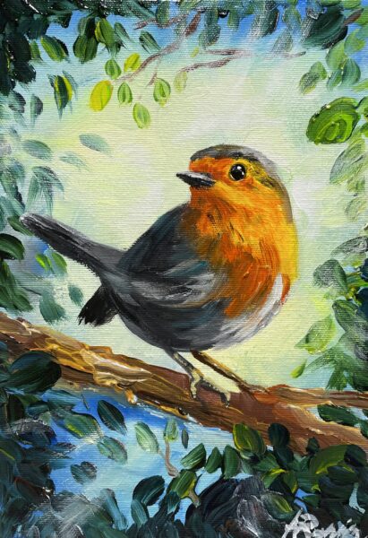 Bird - a painting by Adam Rawicz