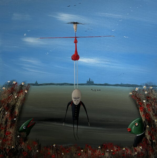 Power moves - a painting by Jarosław Kiełczyński