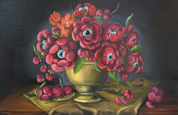 Flowers - a painting by Oksana Osowska