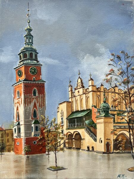 City Hall - a painting by Magdalena Żołnierek