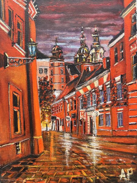 Kanonicza - a painting by Artur Partycki