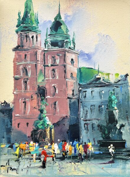 Mariacki - a painting by Alfred Anioł