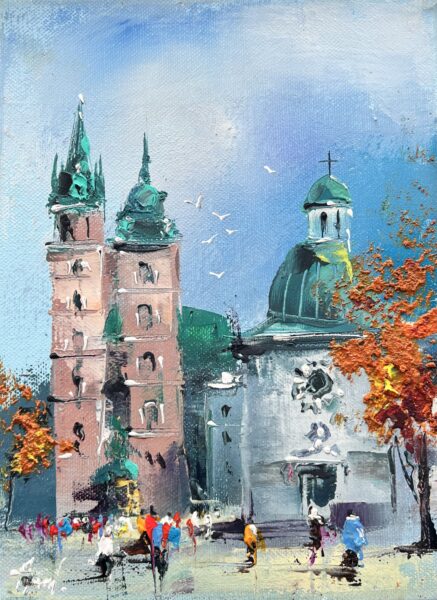 Kraków - a painting by Alfred Anioł