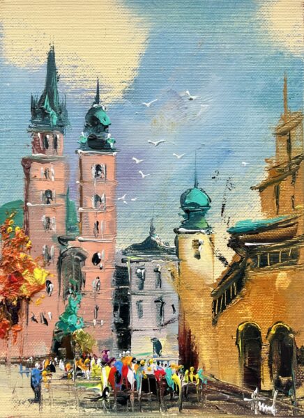 Kraków - a painting by Alfred Anioł