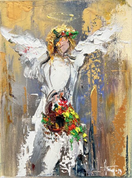 Angel - a painting by Alfred Anioł