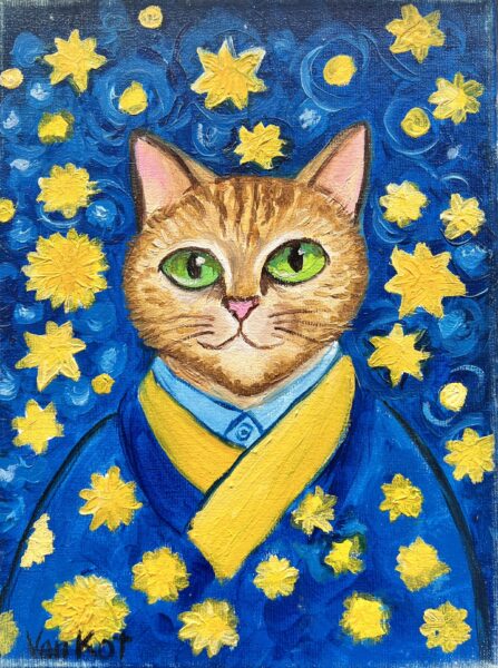Van Cat - a painting by Przemiła Kościelna