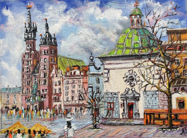 Kraków - a painting by Artur Partycki