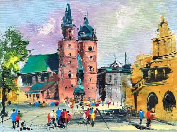 Kraków - a painting by Alfred Anioł