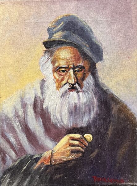 Old jew - a painting by Aleksander Tomasievych