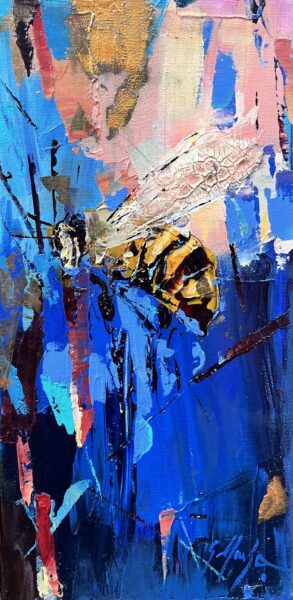 Bee - a painting by Grażyna Mucha