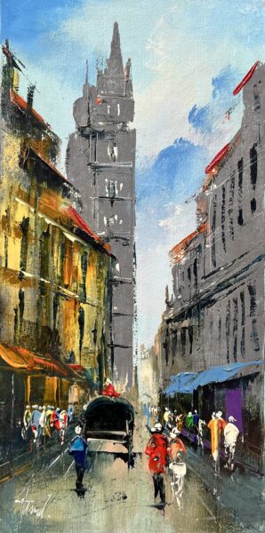 Floriańska - a painting by Alfred Anioł