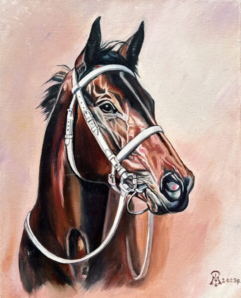 Horse - a painting by Mikolaj Ttsiak