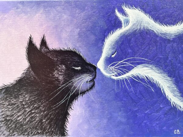 Cats - a painting by Oksana Bulavina