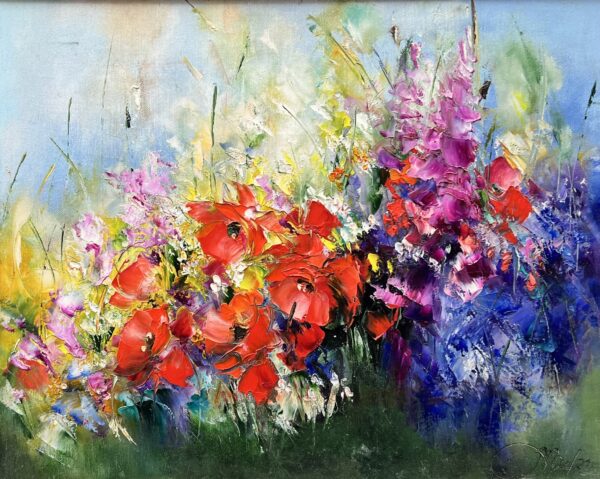 Flowers - a painting by Danuta Mazurkiewicz