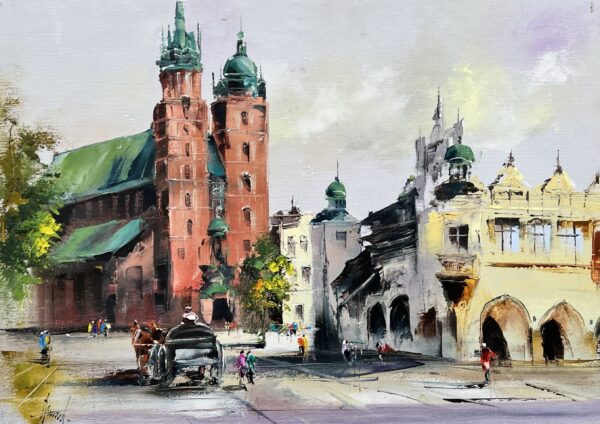 Kraków - a painting by Alfred Anioł
