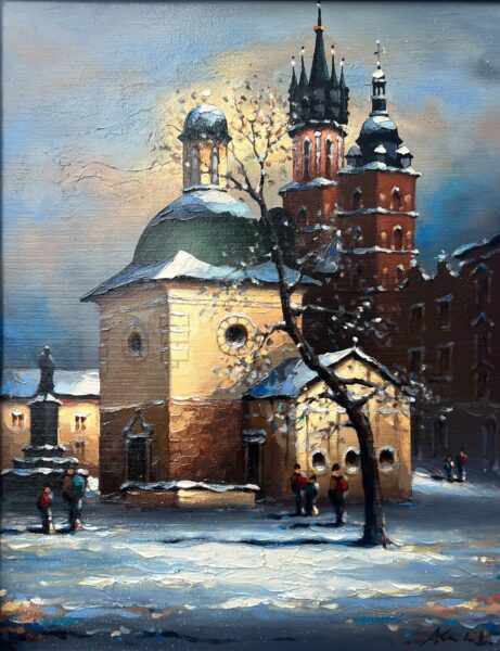 Krakow - a painting by Adam Strumiński