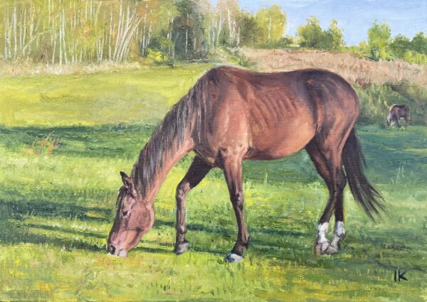Horse - a painting by Irena Kot